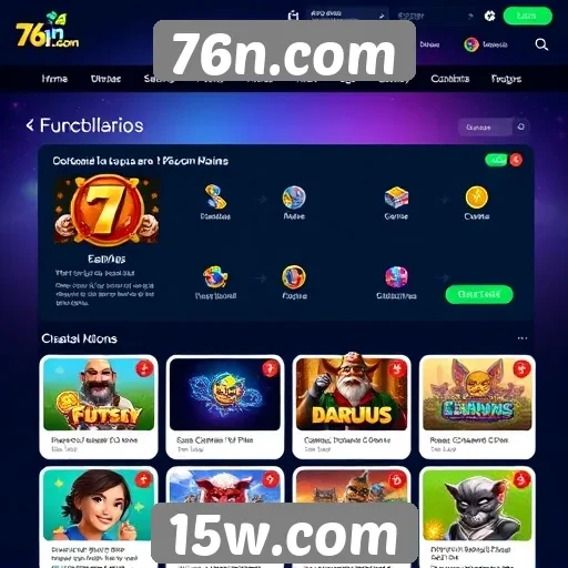 Novas funcionalidades do site 76n.com para jogadores